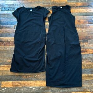 Old Navy black maternity dresses. Size small.